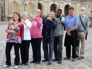 Fontainebleau, France notre groupe du Qc_BAS DE PAGE